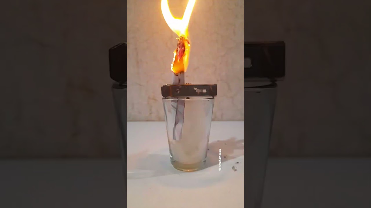 Amazing fire Tricks ।। Easy Science Experiments With fire and glass