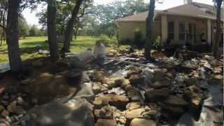 How To Build A 5000+ Gallon Koi Pond , River & Bog In 10 Days