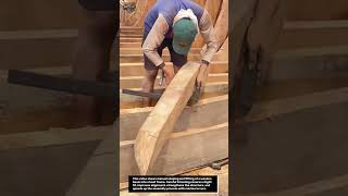 Hand-Fit Beam Shaping for Boat Frame | Perfect Alignment Technique 🔥