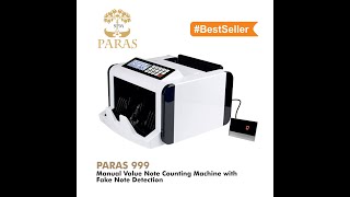 Manual Value Note Counting Machine PARAS-999