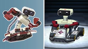 Mario Kart 7 - R.O.B. Custom Character Update: Famicom Colors and Better Voice Clips