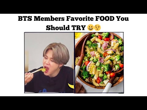 BTS Members Favorite FOOD You Should TRY 😀😉 - YouTube