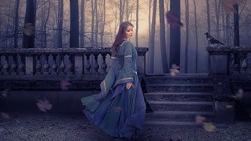 Girl in Forest Photoshop Manipulation Tutorial | Dark Light Effects