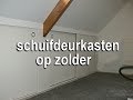 Schuifdeurkasten op zolder te Rotterdam