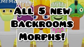 [NEW] How To Get ALL 5 NEW BACKROOMS MORPHS In “Backrooms Morphs” | Roblox #roblox #backrooms