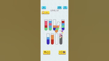 Sort Puz Level 19 Color Water Sort Puzzle Games WalkThrough Solution