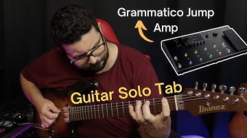 LINE 6 HELIX PRESET and GUITAR SOLO TAB (Groovy Guitar Backing Track by @JaminBackingTracks)