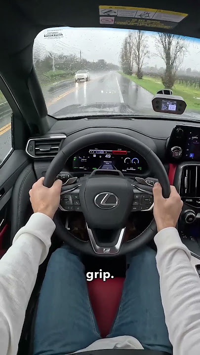 The 2025 Lexus LX 700h F Sport Gets to 60 in 5.9 Seconds in a LOT of Rain