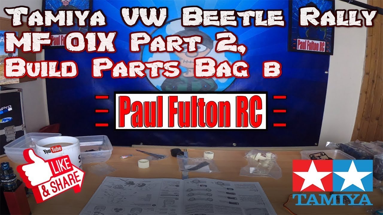 Tamiya VW Beetle Rally MF-01X Part 2, Build Parts Bag B