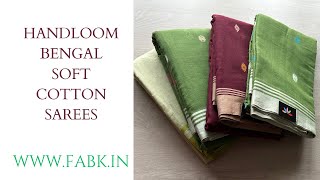 Handwoven Bengal Soft Cotton Jamdani Sarees! | Shop on www.fabk.in | Whatsapp - 7338872202 screenshot 5
