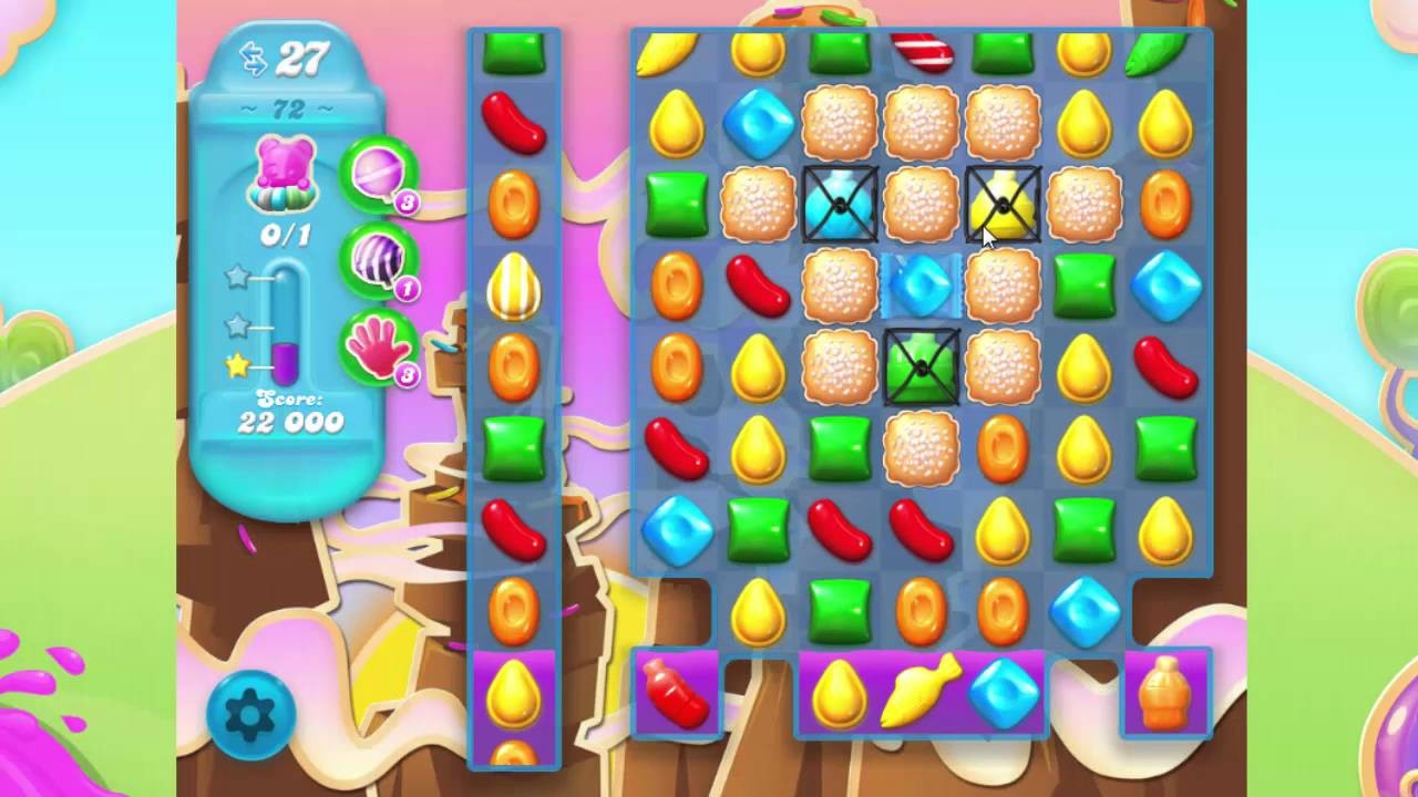 Candy Crush Soda Saga Gameplay Level 72