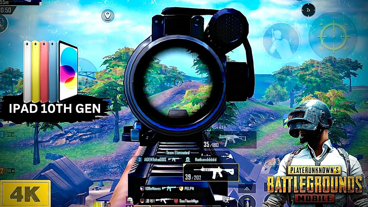 IPAD 10TH GEN : Pubg Mobile Gameplay | Max Graphics - YouTube