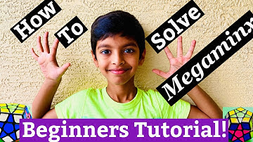 How to solve Megaminx Tutorial - Beginners Method!  Super Easy solve like 3x3 Rubik’s Cube !!