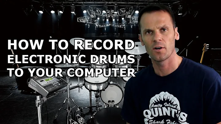 Spela in elektroniska trummor till din dator (Supereasy!) + Skapa trumöverdrag