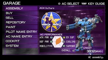 Armored Core 3 Silent Line Portable Mr Javelin MISSIONARI17 AI Arena