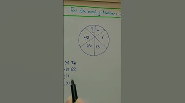 find the missing no #reasoning #missingnumber #mathstricks #study #learn #shorts #ssc
