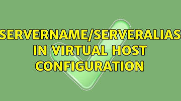 ServerName/ServerAlias in virtual host configuration