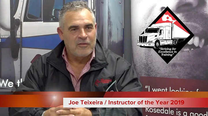 Joe Teixeira - TTSAO Instructor of the Year 2019