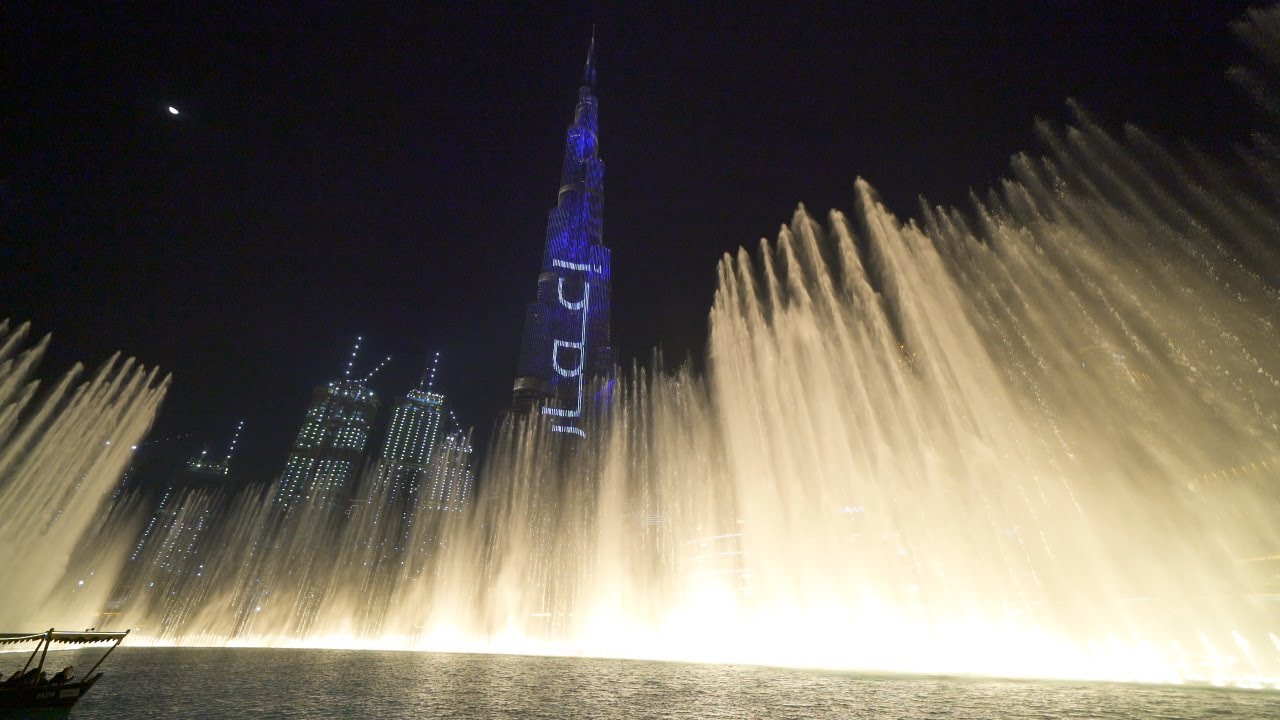 [4K] The Dubai Fountain Show 
