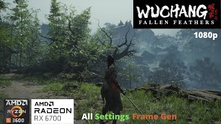 Wuchang: Fallen Feathers - RX 6700 Benchmark Run | All Settings | FrameGen