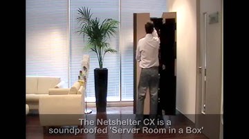 Quiet Server Cabinet NetShelter CX Office Demo