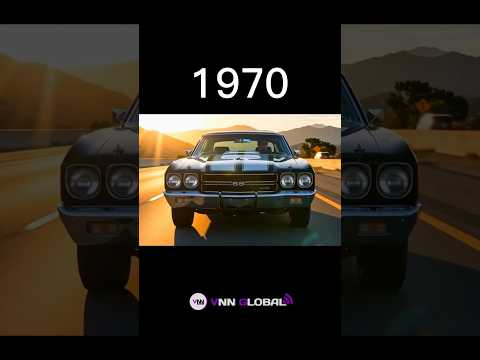 Evolution Of Chevrolet Chevelle (1964-1977) #shorts