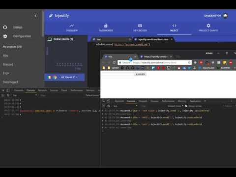 (4) Injectify - Tool for advanced MiTM attacks on websites