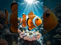 Clownfish morphs, This is 100% AI 😱 | AI Trend Zone #aishorts #facts #cloenfish