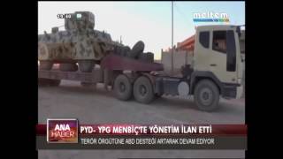 PYD YPG MENBİÇTE YÖNETİM İLAN ETTİ