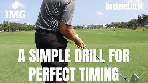 A simple drill for perfect timing | IMG Academy