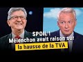 Le maire  mlenchon  match retour sur la hausse de tva