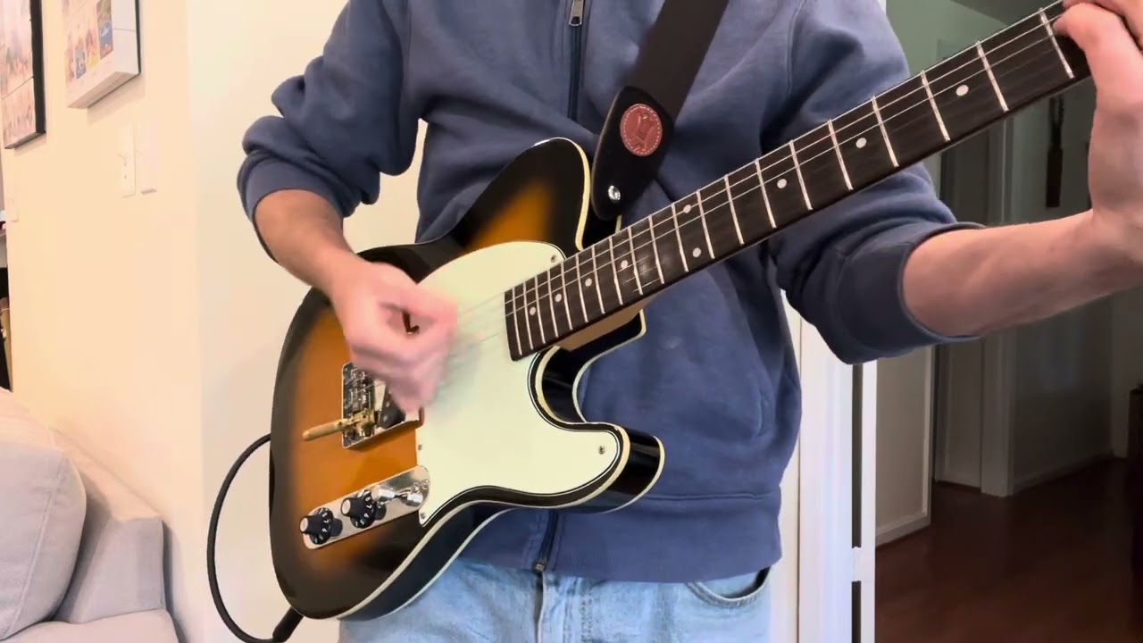 Esquire cocked-wah demo through Tone Bender mkII