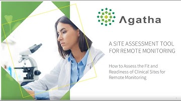 Agatha Site Assessment Tool for Remote Monitoring