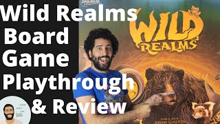 Wild Realms Board Game Playthrough & Review