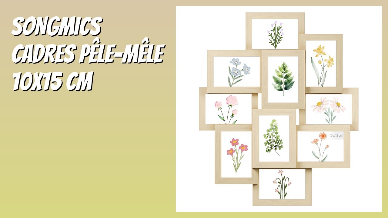 AVIS (2026) : SONGMICS Cadres Pêle-Mêle 10x15 cm. DÉTAILS