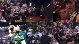 Simultaneous Angles of the 2014 AAA Texas 500 Post-race Brawl