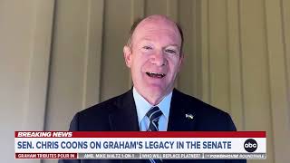 Senator Coons remembers Lindsey Graham on ABC's This Week