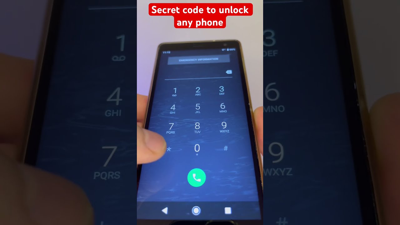 Secret Code To Unlock ANY PHONE Smartphone Trending Tricks
