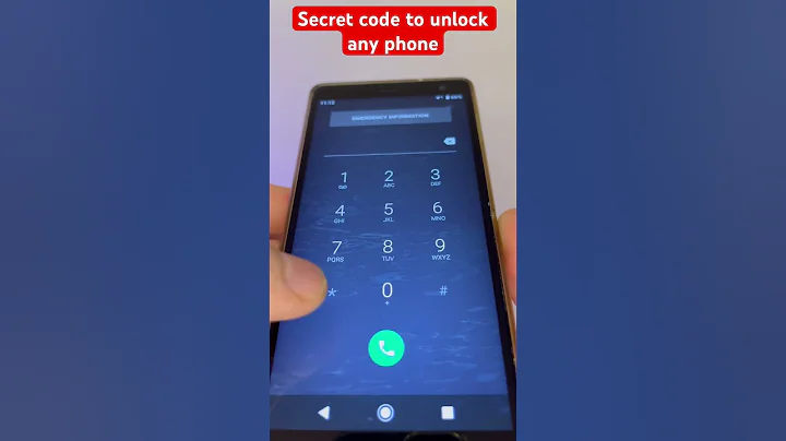 Secret code to unlock ANY PHONE 📱 🔓 #smartphone #trending #tricks