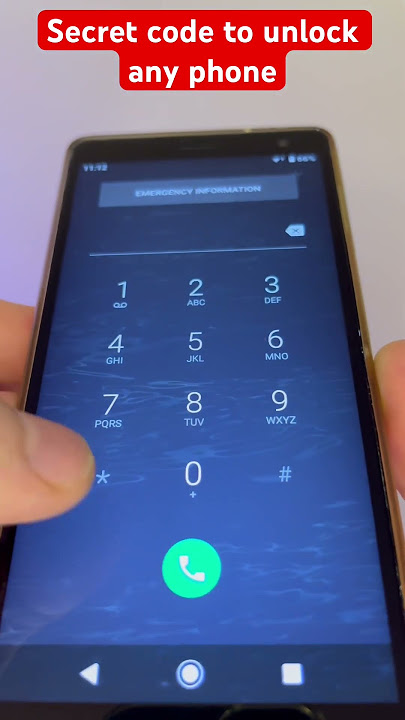 Secret code to unlock ANY PHONE 📱 🔓 #smartphone #trending #tricks