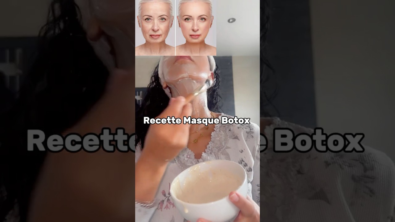 Recette naturelle secrète effet botox - masque antirides