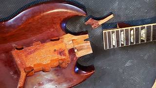 1969 Gibson SG Snapped Neck Repair (RE-EDIT from '23) - YouTube