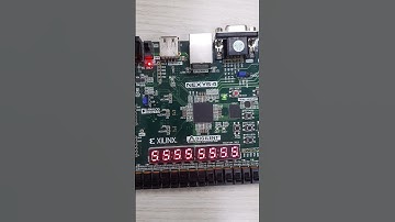 Asynchronous bcd counter #fpga #vhdl #electronics
