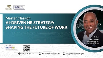 Masterclass Announcement: 𝗔𝗜-𝗗𝗿𝗶𝘃𝗲𝗻 𝗛𝗥 𝗦𝘁𝗿𝗮𝘁𝗲𝗴𝘆: Shaping the Future of Work