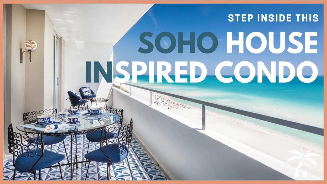 Inside this Custom Soho House-Inspired Oceanfront Condo | Miami Beach Luxury Real Estate