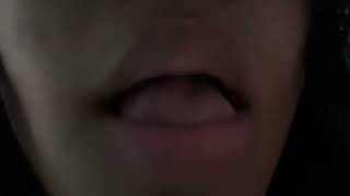 AGRESSIVE lens licking up close  w & w/o SLURPING *super tingly*