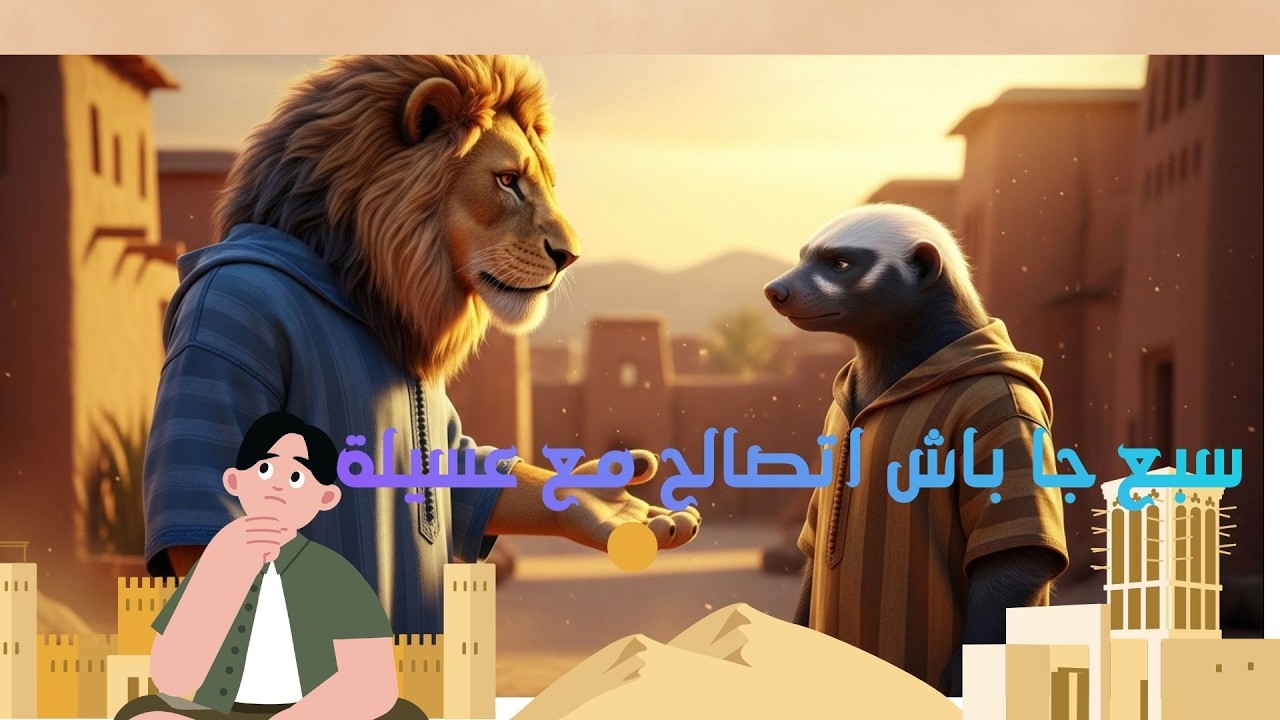سبع جا عند عسيلة باش اتصالح معاه