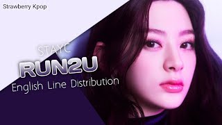 [STAYC] - RUN2U English Line Distribution.