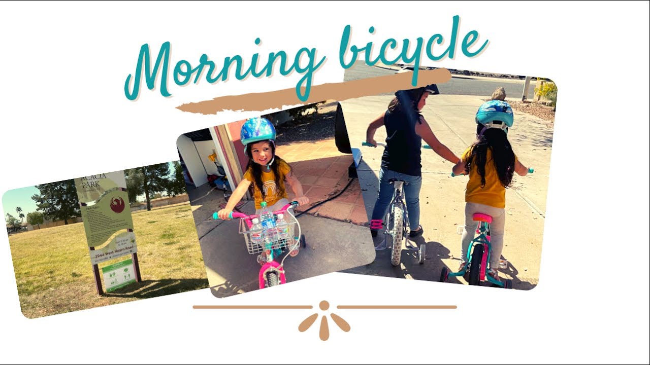 MORNING BICYCLE AT THE PARK WITH FRIEND [[The Rogers Family Adventures