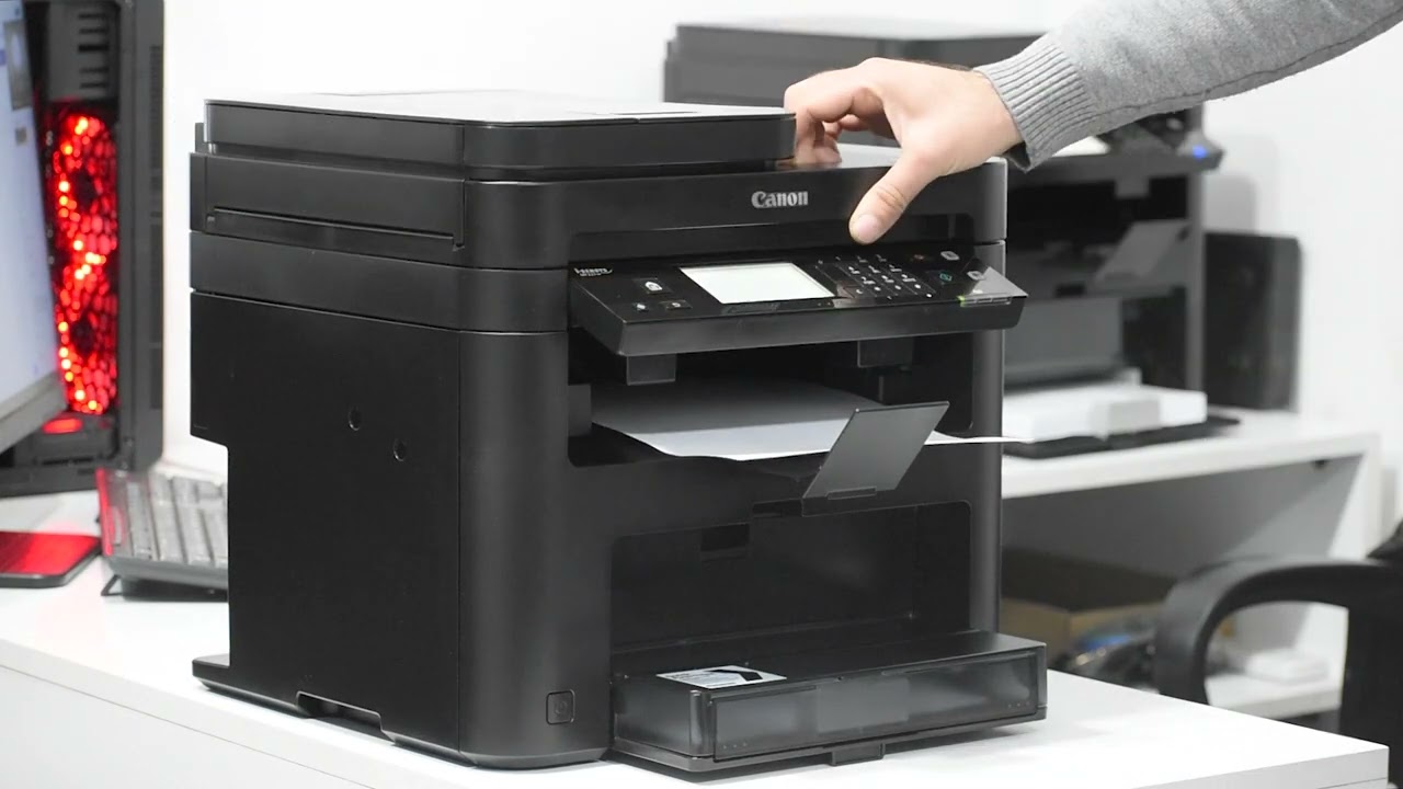 Canon i-SENSYS MF237w Print Copy ADF Test